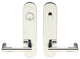 Stuttgart Lever, Tubular Entry, Single Cylinder, RH, Polished Stainless Steel