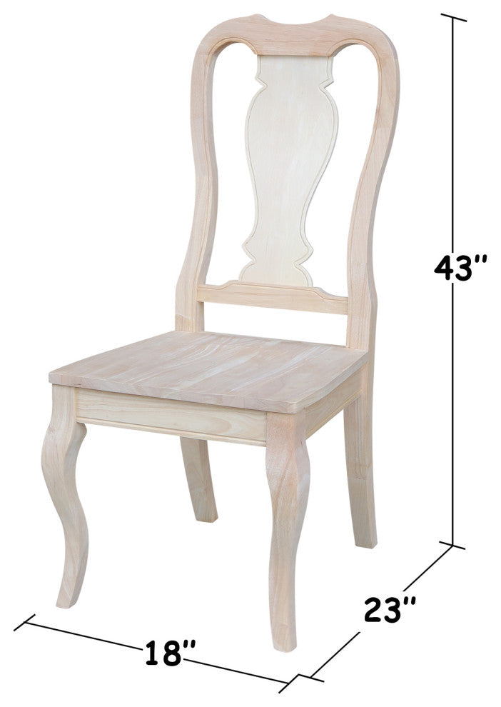 Set of Two Queen Anne Chairs