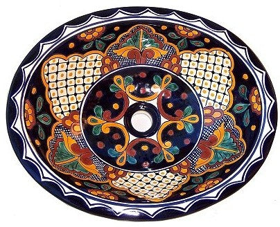 Mantel Ceramic Talavera Sink