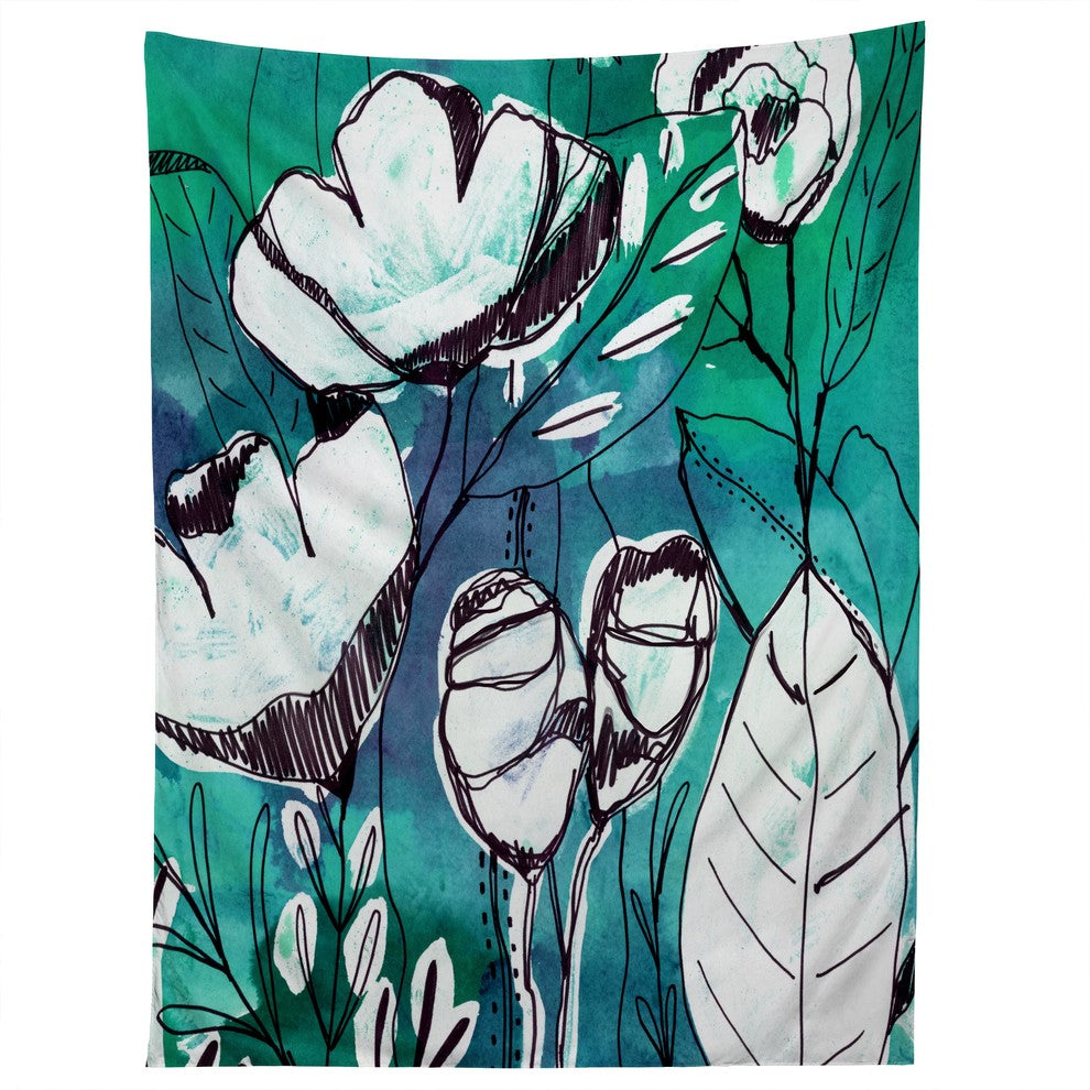 Deny Designs Cayenablanca Abstract Garden Tapestry