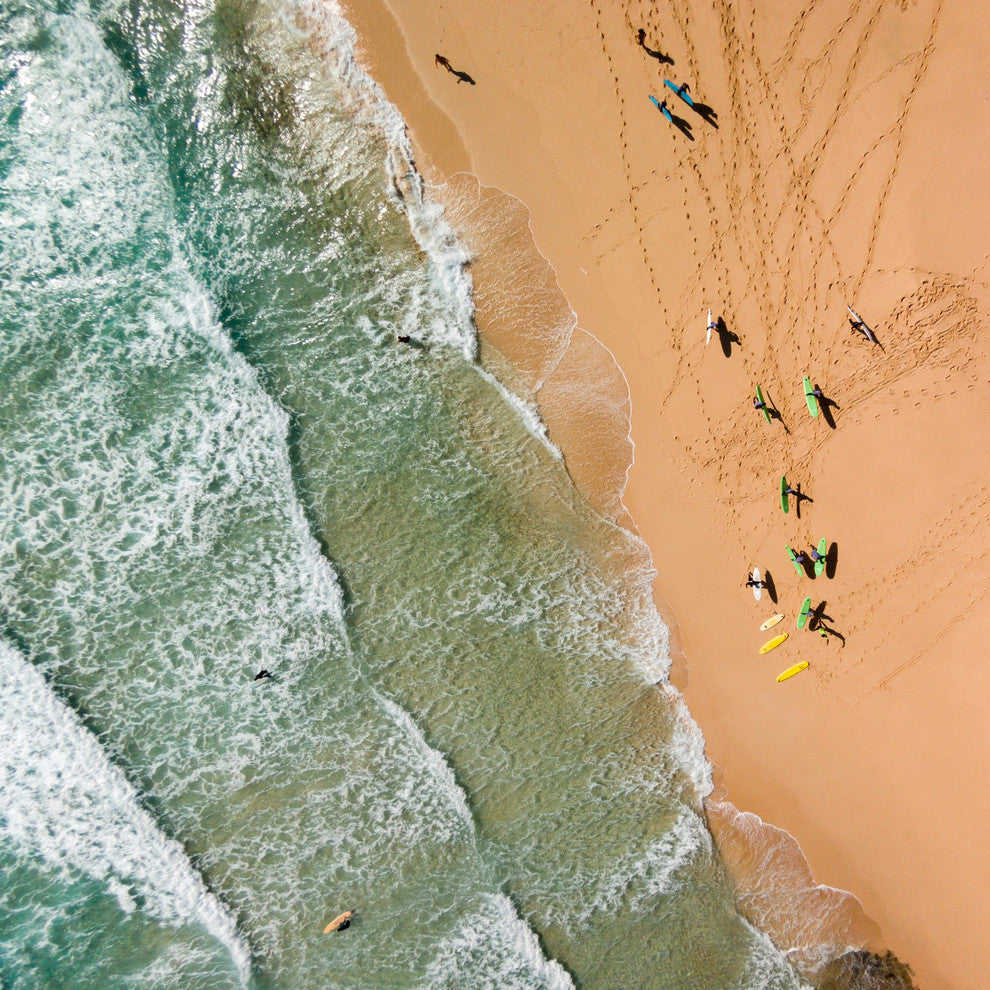 "Trails In The Sand" Print on Canvas by Karolis Janulis