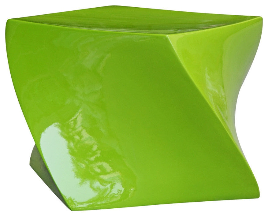 Modern Classics Cube Ottoman, Green