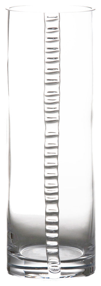 Maui Ripple Ribbon Vase, Cylinder