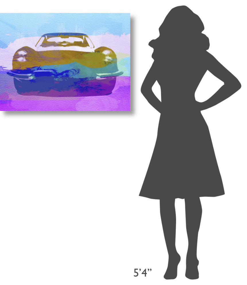 "Jaguar E Type Front" Fine Art Print