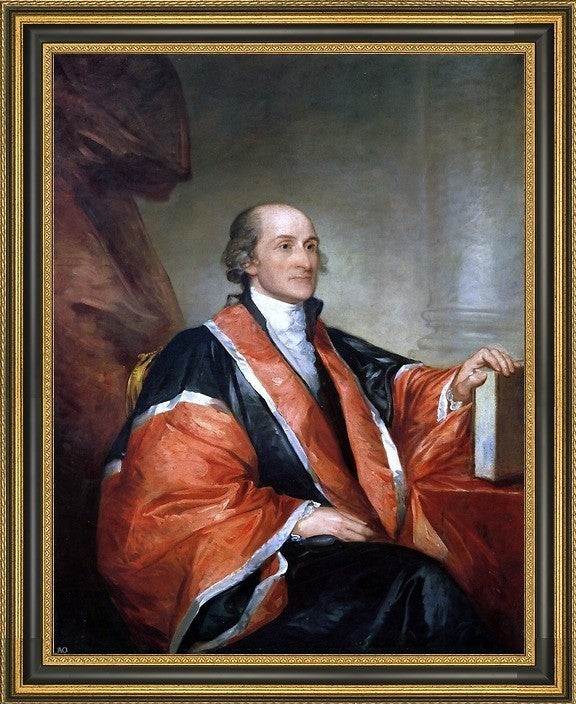 Gilbert Stuart John Jay Framed Premium Canvas Print, 20"x25"