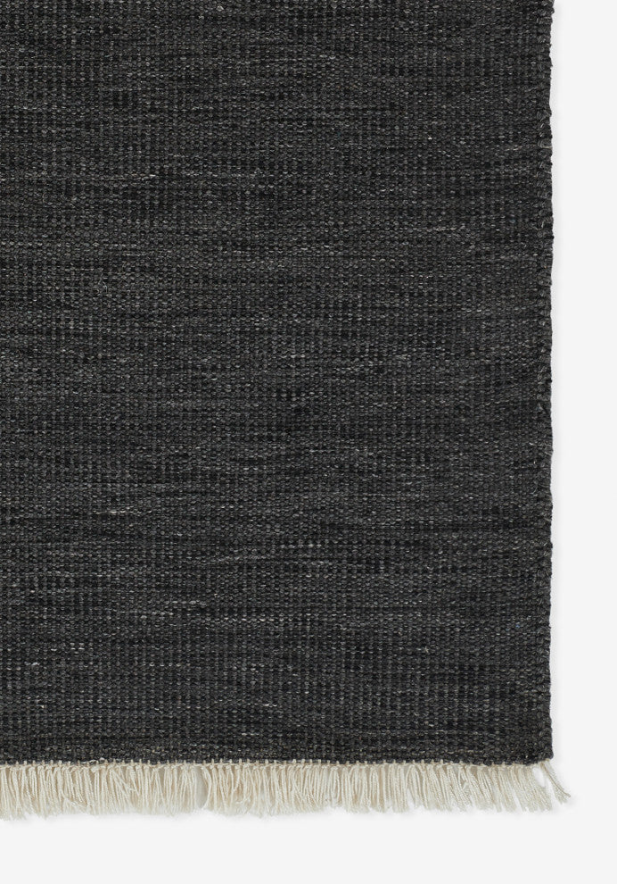 Momeni Cove Hand Woven Recycled PET Charcoal Indoor Outdoor Rug 2' X 3'