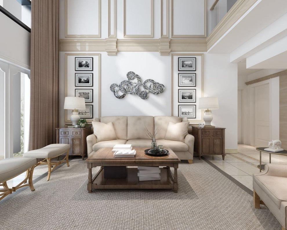 Silver Viggo Metal Wall Art