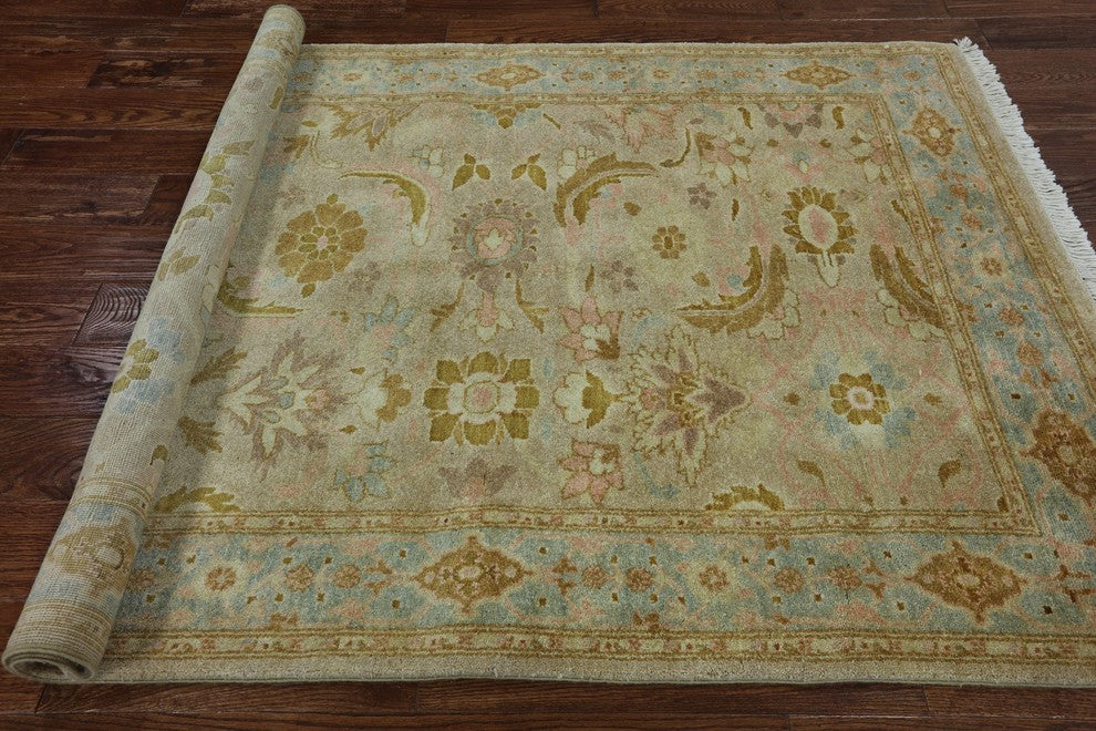 4'x6' Oriental Handmade Chobi Area Rug, W2124