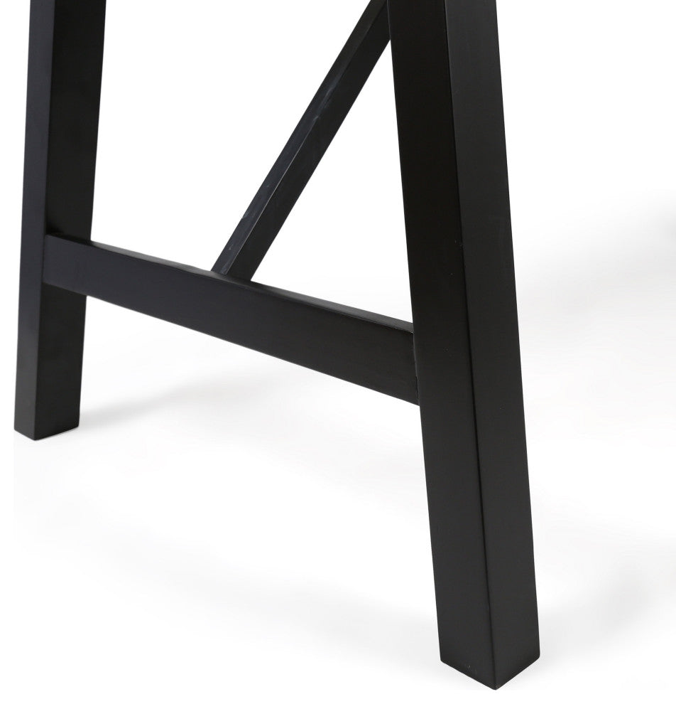 GDF Studio Borocay Outdoor Light Gray Finished Acacia Wood Dining Table