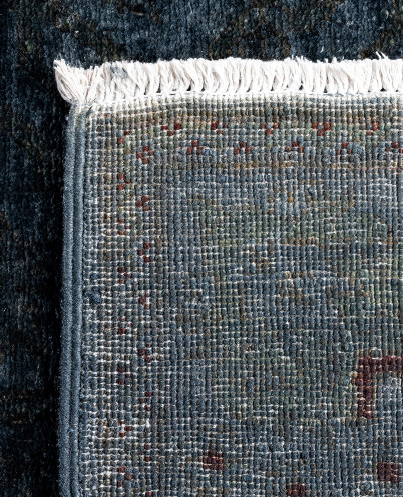 Overdyed One-of-a-Kind Hand-Knotted Area Rug Char, 3' 0" x 5' 2"