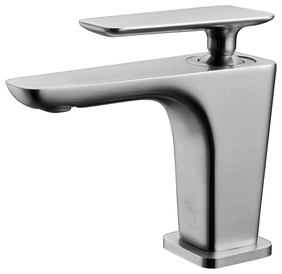AB1779-BN Brushed Nickel Single Hole Modern Bathroom Faucet