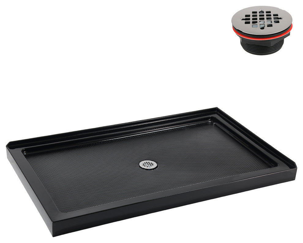 Streamline NT-2244-60BL-CR 60"x36" Shower Base, Drain Included