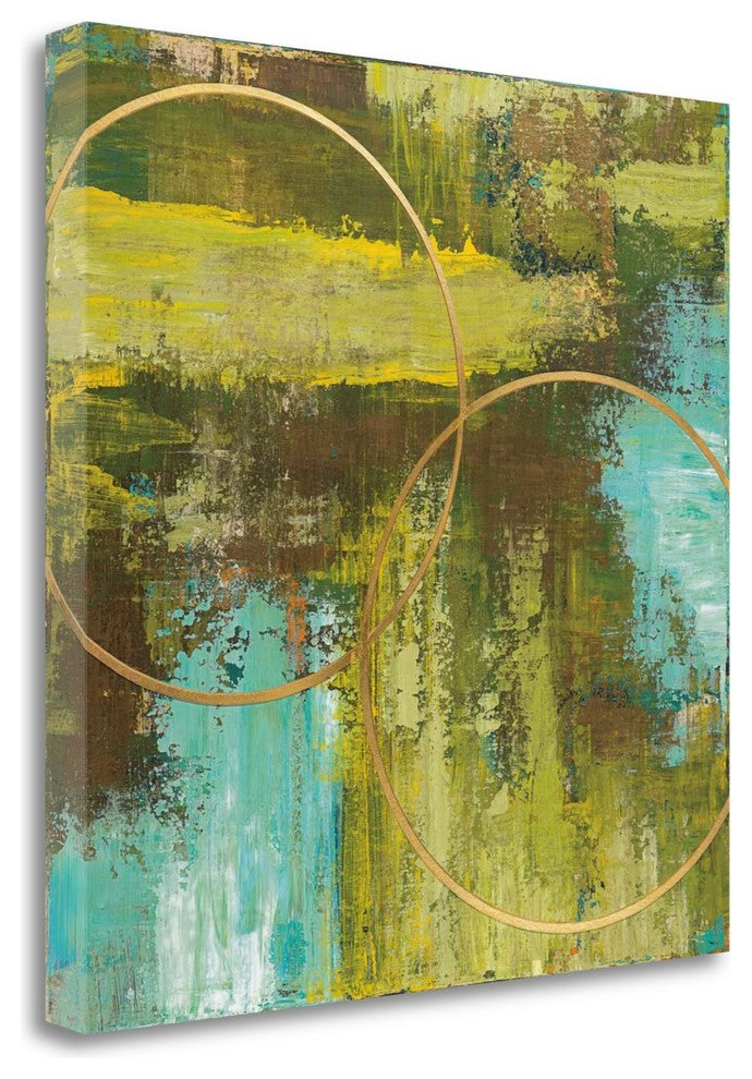 "Aller Chartreuse" By Patrick St.Germain, Giclee Print on Gallery Wrap Canvas