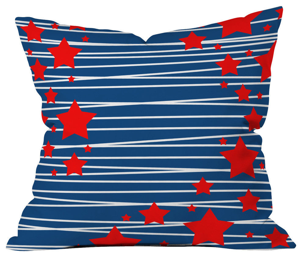 Caroline Okun Spangled Outdoor Throw Pillow