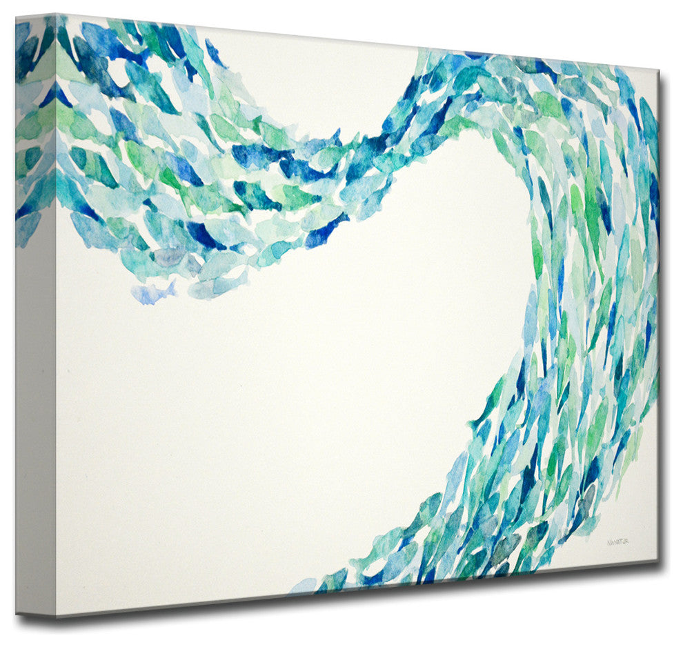 Ready2Hangart 'Flow' By Norman Wyatt, Jr. Canvas Art , 16" Hx20" W