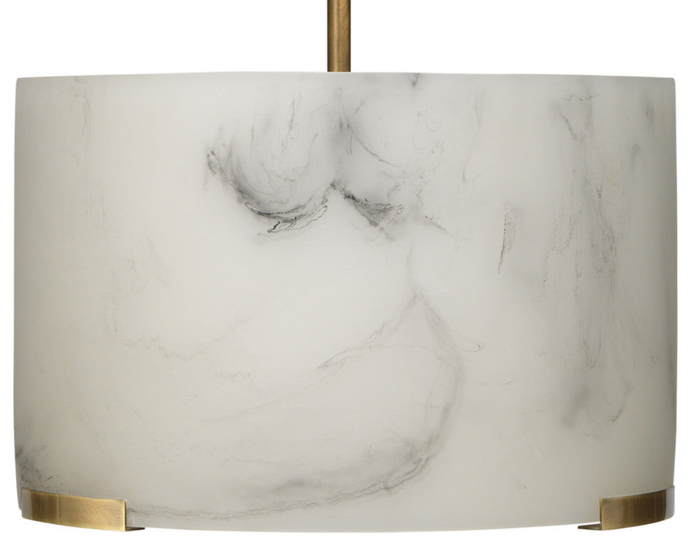 Elancourt Faux Alabaster 3-Light Pendant