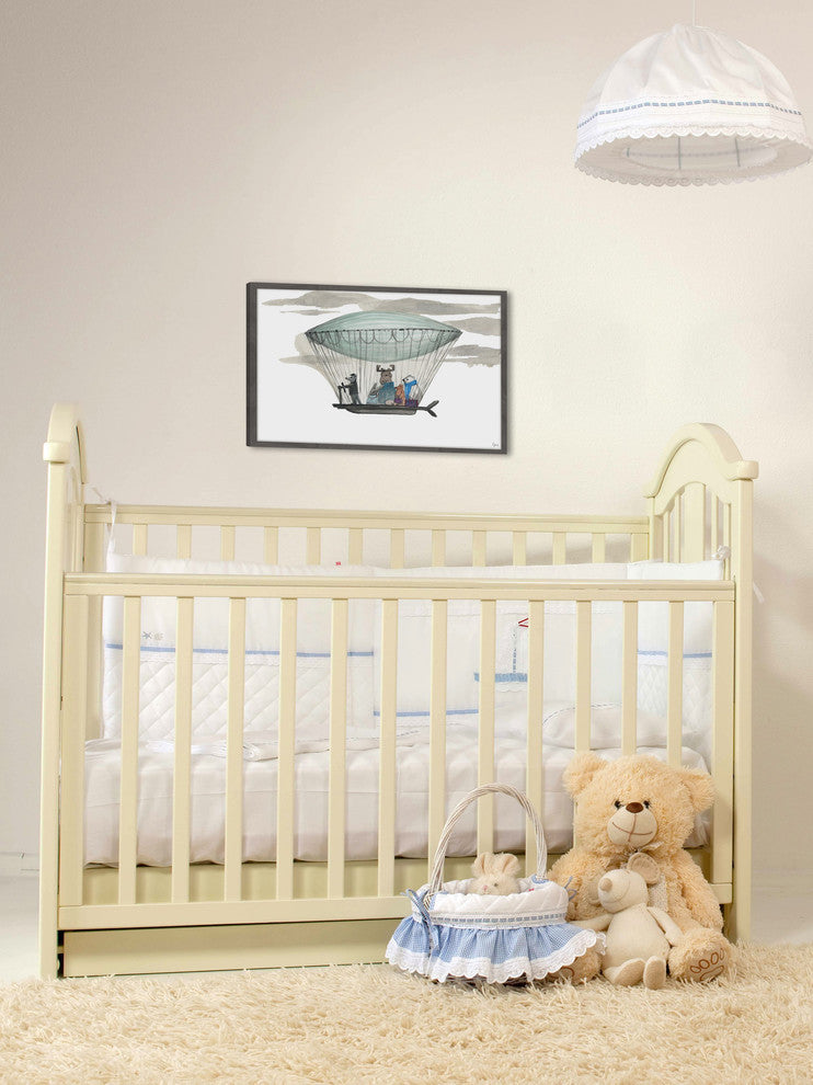 "Globetrotters" Framed Painting Print, 36"x24"