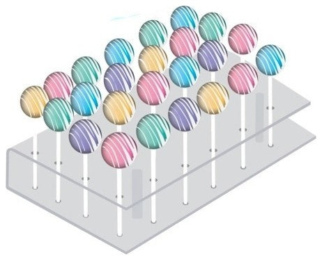Cake Pops/Lollipop Acrylic Display Stand - CP24 - Retail Store Storage Display