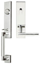 Copenhagen Lever, Tubular Dummy Handleset, Right Hand, Polished Stainless Steel