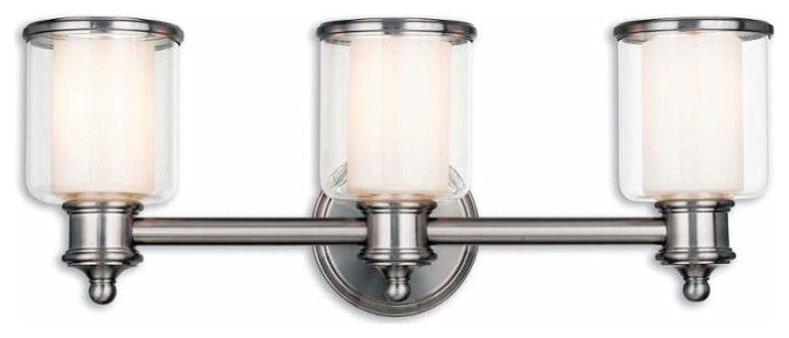 Middlebush 3-Light Bath Vanity, Brushed Nickel