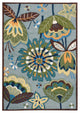 Nourison Fantasy Area Rug, Aqua, 3'6"x5'6"