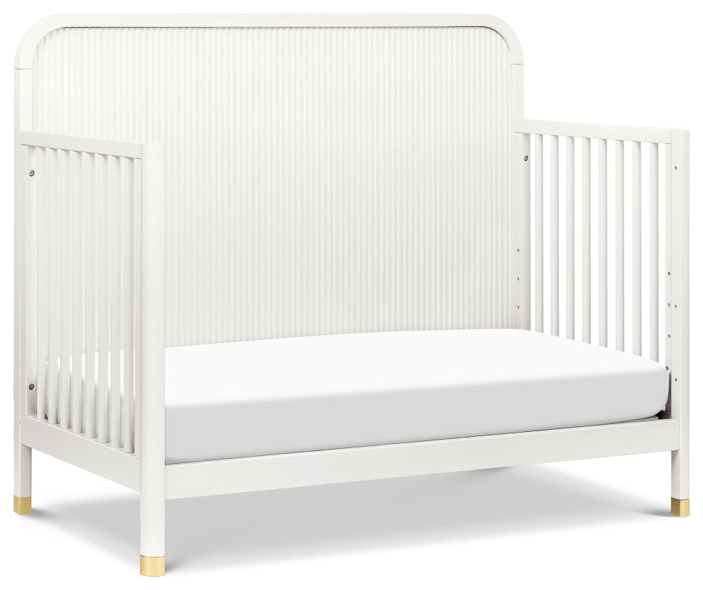 Brimsley Tambour 4-in-1 Convertible Crib, Warm White