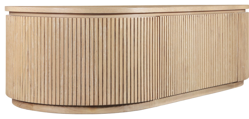 Moana Wood Storage Coffee Table, Natural, 52" W X 26" D