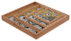 Deny Designs Julia Da Rocha Flowery Letter Square Tray