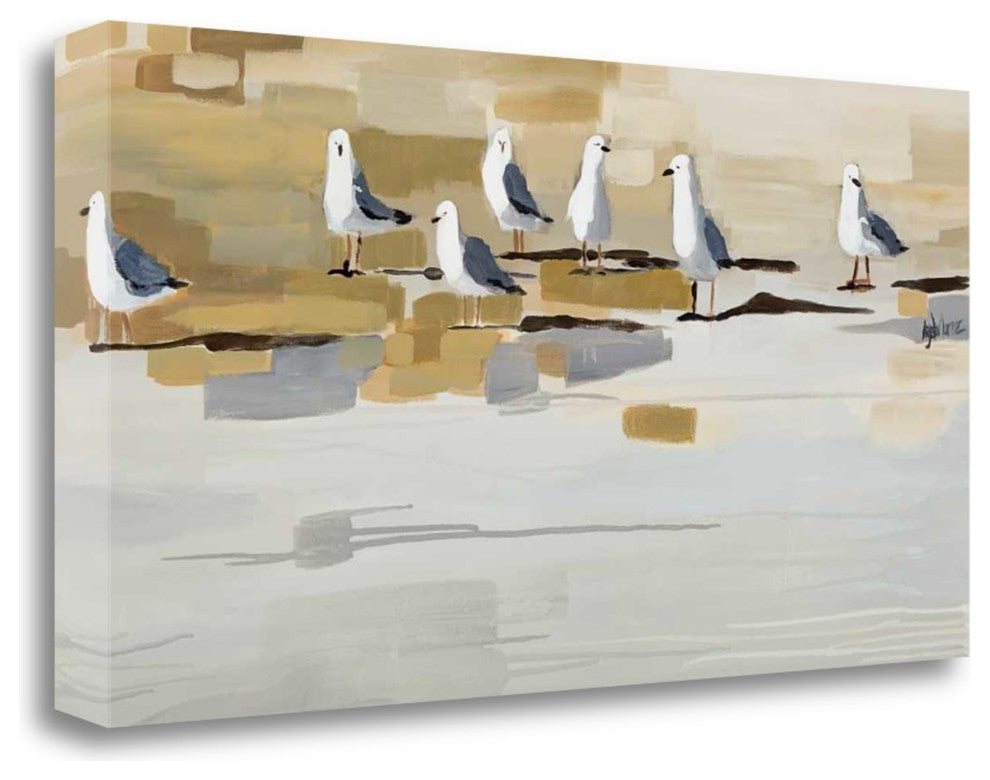 "Late Afternoon Gathering" By Angela Maritz, Giclee on Gallery Wrap Canvas