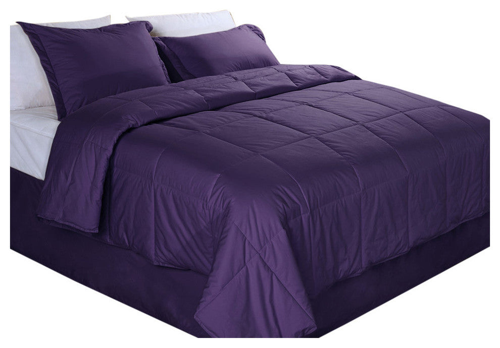 Cottonpure Sustainable Cotton Medium Warmth Breathable Hypoallergenic Comforter