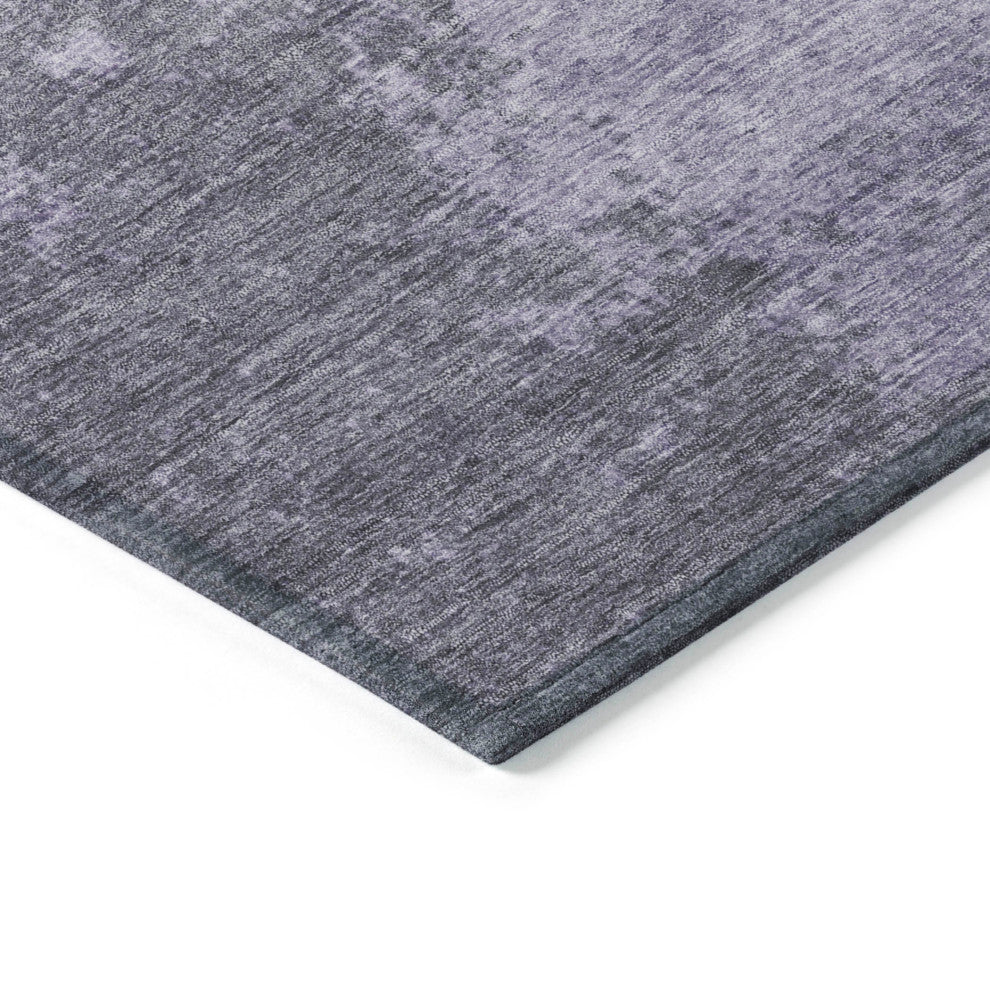 Machine Washable Indoor/Outdoor Chantille ACN1902 Purple 8' x 10' Rug