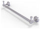 Sag Harbor 36" Towel Bar with Integrated Hooks, Satin Chrome
