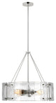 Visual Comfort Studio Calvert Four Light Chandelier, Polished Nickel
