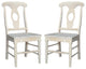 Set of Two Empire Chairs with Aolid Wood Seats