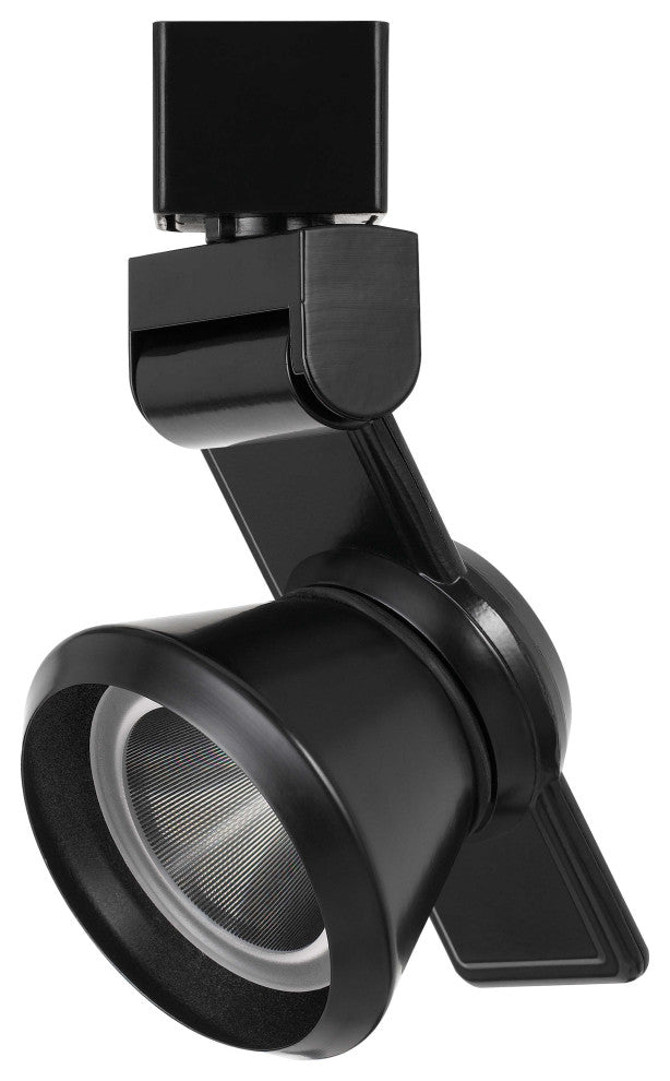 12W LED Track Fixture, Cone Black