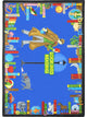 Kid Essentials Rug, Look Into Reading, 7'8"x10'9"