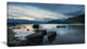 "Large Rocks and Distant Cloudy Mountains" Landscape Art Print Canvas, 32"x16"