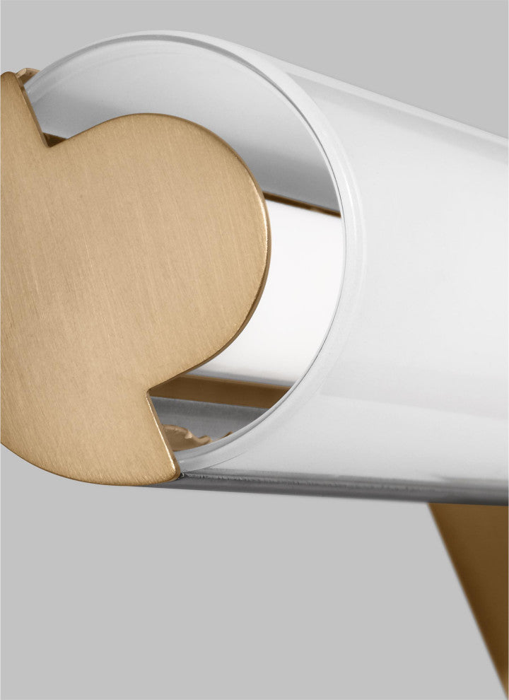 Kiel Large LED Wall / Bath, Satin Brass