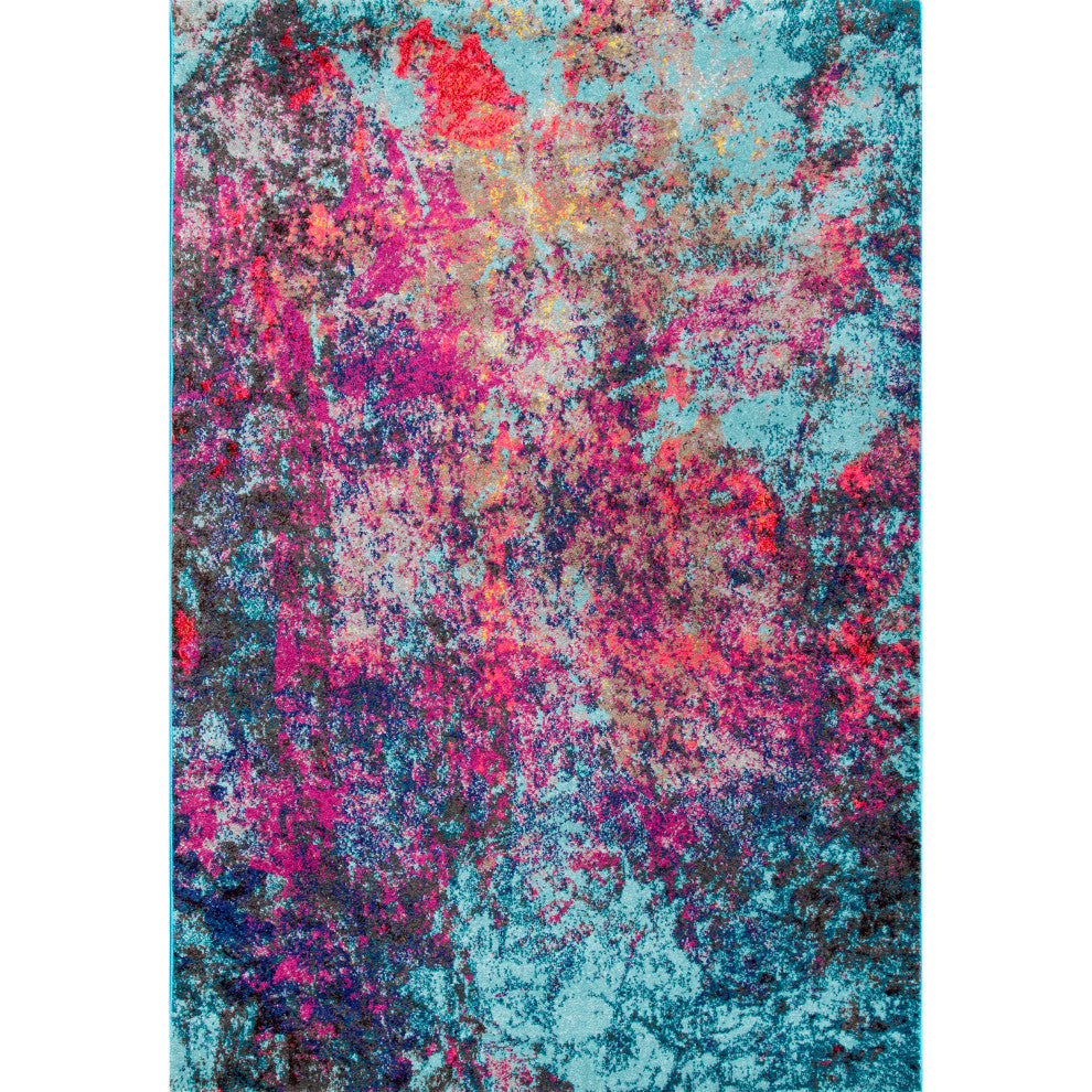 Nuloom Cloud Nebula Abstract Area Rug, Multicolor 9'x12'
