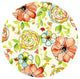 Sonesta 2039 Sand Floral Splash Rug, 7'6" Round