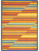 Kid Essentials Rug, Rhythm, Sunset, 5'4"x7'8"