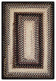 Homespice Decor Black Mist Indoor/Outdoor Braided Rug 8' x 10' (Rectangle)