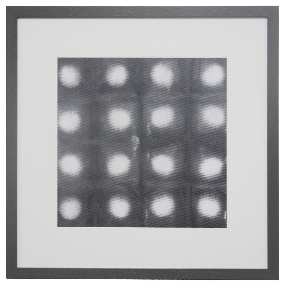 Charcoal Tie Dye # 1, Gray Moulding