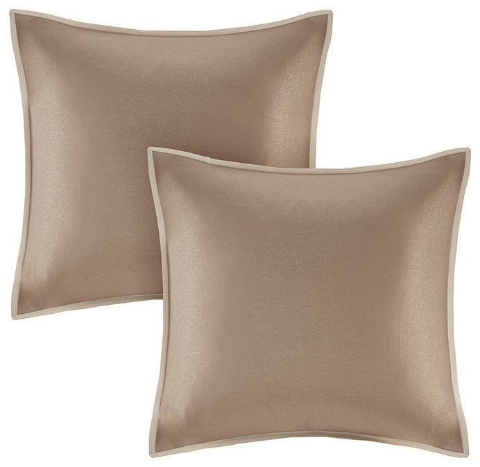 Madison Park Camelia 8 Piece Embroidered Comforter Set in Natural