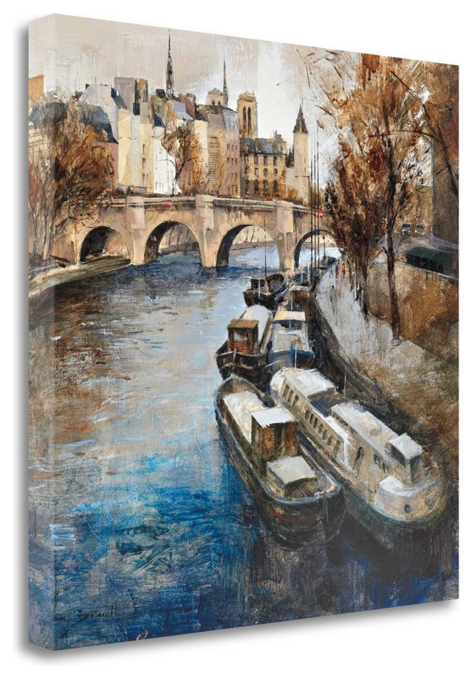 "Notre - Dame Paris" By Marti Bofarull, Giclee Print on Gallery Wrap Canvas