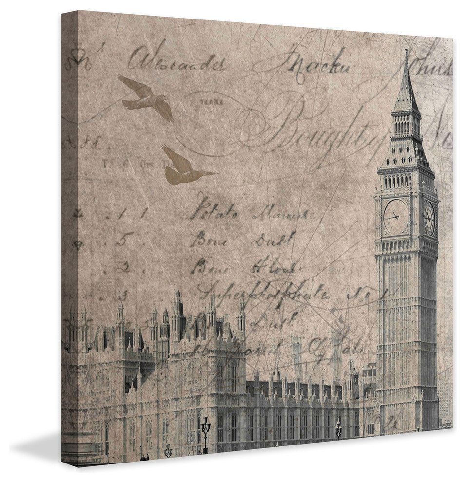 "London 2012" Painting Print on Canvas by Irena Orlov