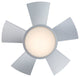 Modern Forms Vox Flush Mount Ceiling Fan, Bronze, Titanium Silver, 26"