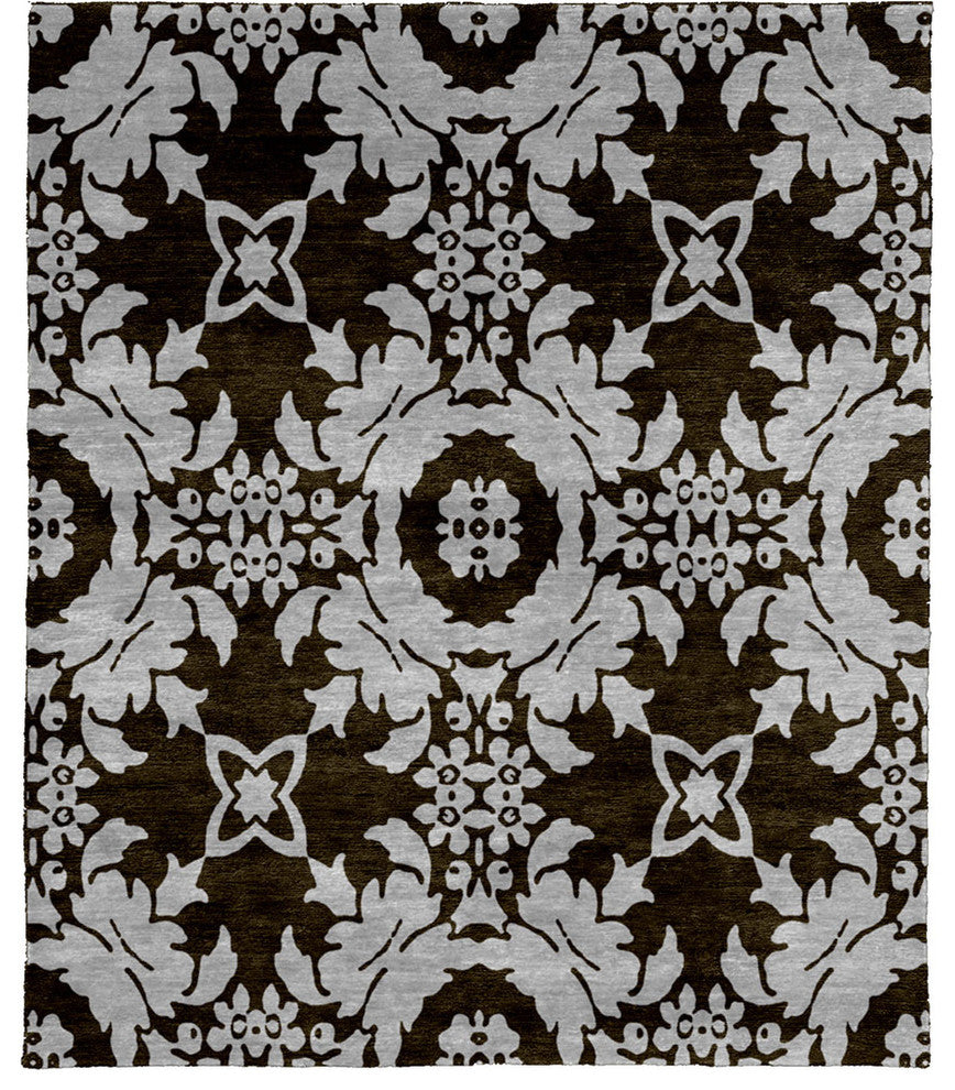 Repose A Hand Knotted Tibetan Rug, 6' Square
