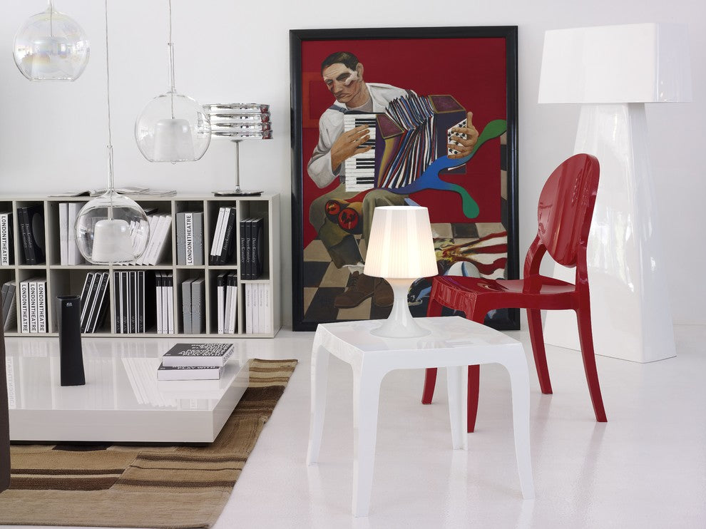Compamia Queen Side Table, White