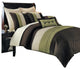 Hudson 100% Microfiber 8-Piece Bed Set, Sage, California King